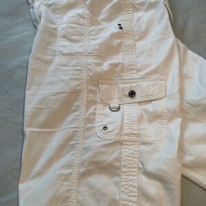 Size 12 White capri pants